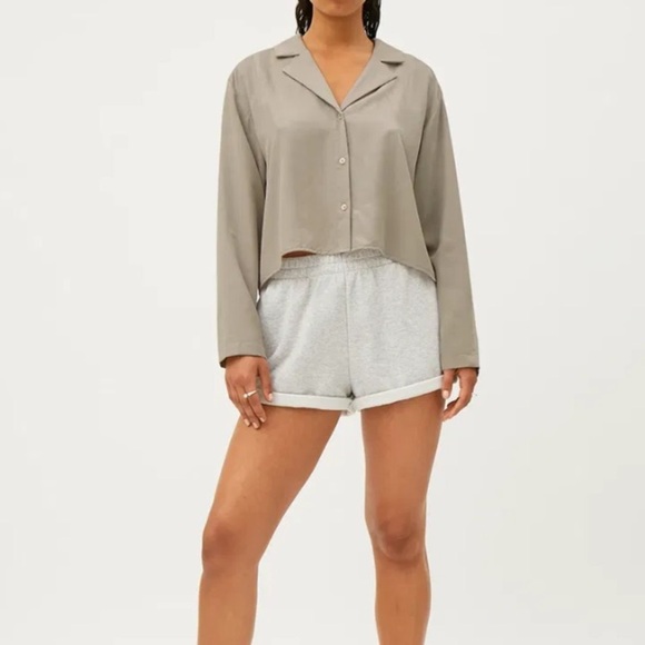 Weekday Cool Beige Filippa Blouse - Picture 8 of 9